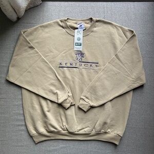 vintage 90s deadstock kentucky wildcards embroidered men's 2XL college crewneck